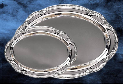 Picture of Engravable Silver Tray(12.5”W x 8.5”H)