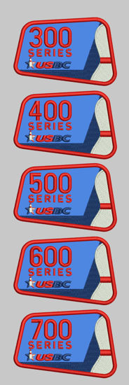 Picture of Fully Embroidered with Merrow Border Bowling Emblem Patch With USBC National Logo